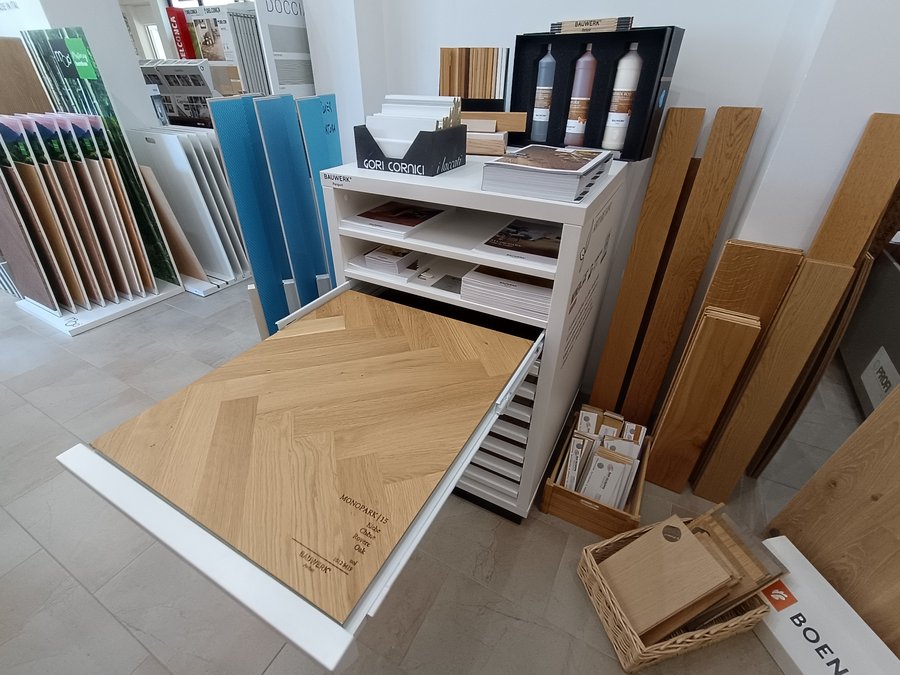 Alcuni parquet disponibili nel nostro showroom