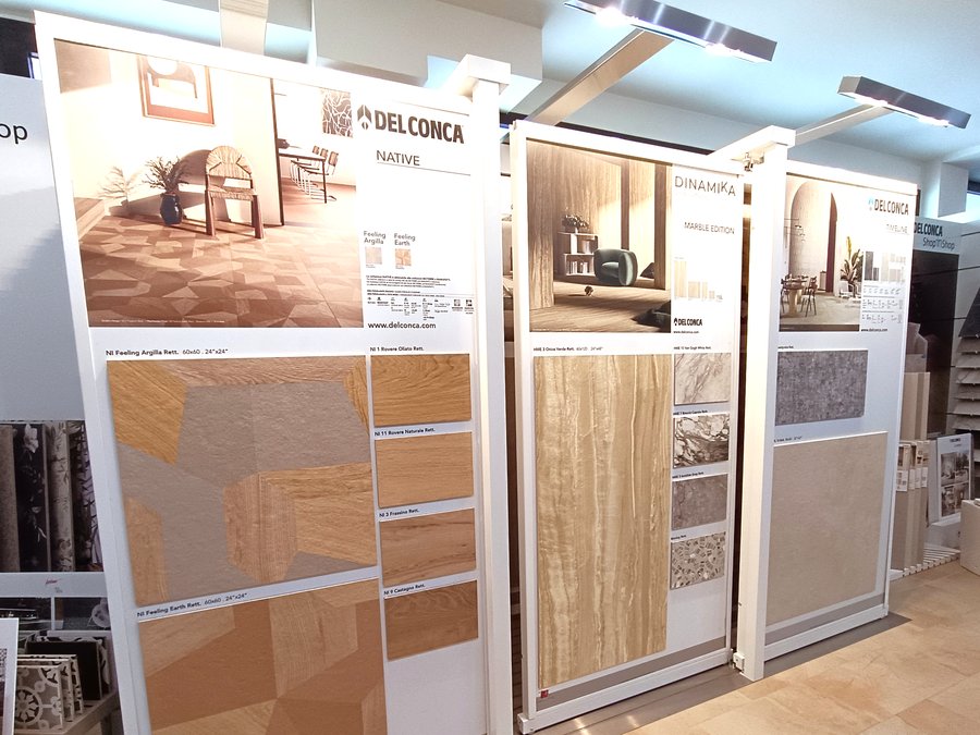 Alcuni pavimenti disponibili nel nostro showroom