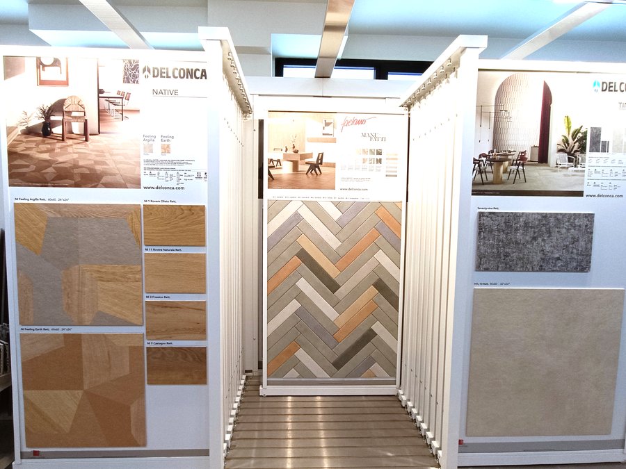 Alcuni pavimenti disponibili nel nostro showroom